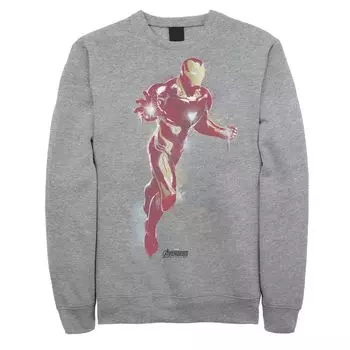 Мужской свитшот с аэрозольной краской Marvel Avengers: Endgame Iron Man Licensed Character