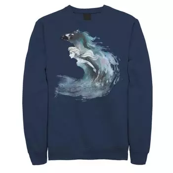 Мужской свитшот с акварельной лошадью Frozen 2 Elsa Disney