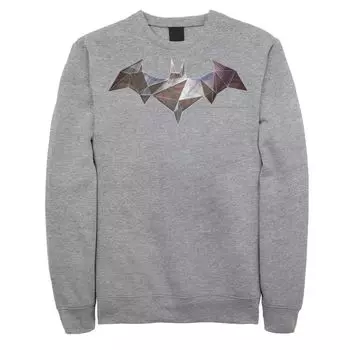 Мужской свитшот с геометрическим классическим логотипом Бэтмена DC Comics