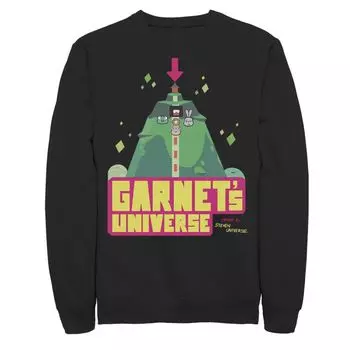 Мужской свитшот с героями мультфильмов Cartoon Network Вселенная Стивена Вселенная Гранат Licensed Character, черный