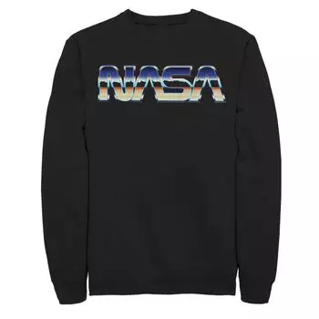 Мужской свитшот с хромированным логотипом NASA Dune Landscape в стиле ретро Licensed Character