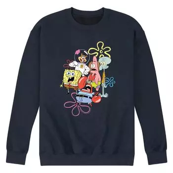 Мужской свитшот с изображением Губки Боба Квадратные Штаны Licensed Character