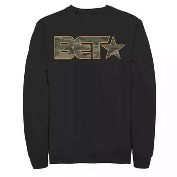 Мужской свитшот с камуфляжным логотипом BET Licensed Character