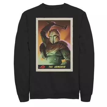 Мужской свитшот с картой Star Wars The Mandalorian The Armorer Card Licensed Character