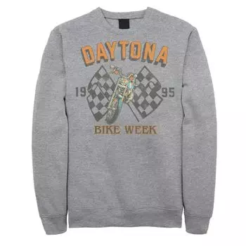 Мужской свитшот с клетчатыми флагами Daytona Bike Week 1995 Licensed Character