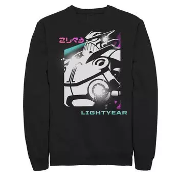 Мужской свитшот с контрастным граффити Disney/Pixar Lightyear Emperor Zurg Graffiti Licensed Character