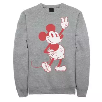 Мужской свитшот с контуром Disney Mickey And Friends Mickey Peace Licensed Character