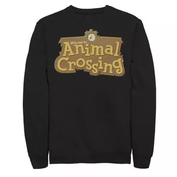 Мужской свитшот с логотипом Animal Crossing Title Licensed Character