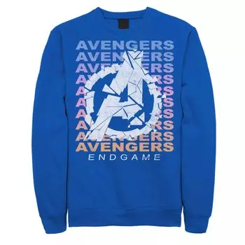 Мужской свитшот с логотипом Avengers: Endgame Gradient Shatter Marvel