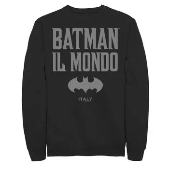 Мужской свитшот с логотипом Batman: Il Mondo Italy Icon Licensed Character