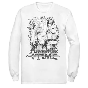 Мужской свитшот с логотипом Cartoon Network Adventure Time Licensed Character