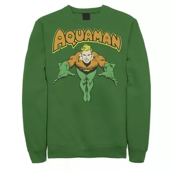Мужской свитшот с логотипом DC Comics Aquaman Vintage Portrait Licensed Character