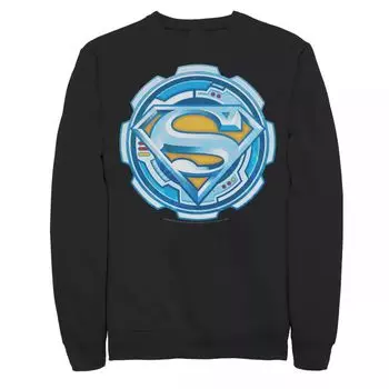Мужской свитшот с логотипом DC Comics Superman Chrome Gear Gear Licensed Character