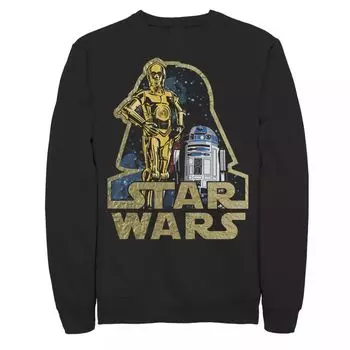 Мужской свитшот с логотипом Droids Of Vader's Shadow Badge Star Wars
