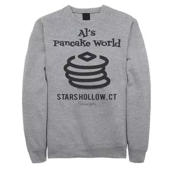 Мужской свитшот с логотипом Gilmore Girls Al's Pancake World Licensed Character