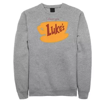 Мужской свитшот с логотипом Gilmore Girls Luke's Licensed Character, цвет Athletic Heather