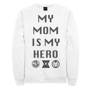 Мужской свитшот с логотипом Marvel Mom Is My Hero Licensed Character