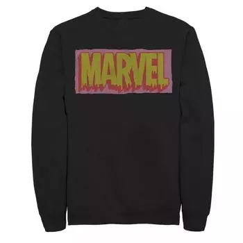 Мужской свитшот с логотипом Marvel Paint Drip Licensed Character