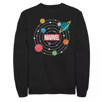 Мужской свитшот с логотипом Marvel Solar System Licensed Character