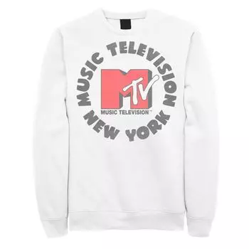 Мужской свитшот с логотипом MTV Music Television New York Licensed Character