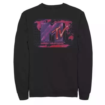 Мужской свитшот с логотипом MTV Music Television Global Domination Licensed Character