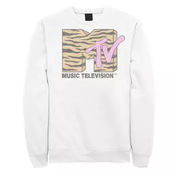 Мужской свитшот с логотипом MTV Tiger Stipe Licensed Character