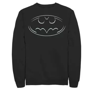 Мужской свитшот с логотипом на подкладке из комиксов DC Comics Batman Licensed Character
