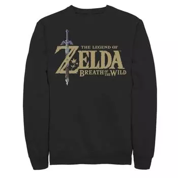 Мужской свитшот с логотипом Nintendo The Legend Of Zelda Breath Of The Wild Licensed Character