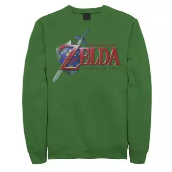 Мужской свитшот с логотипом Nintendo The Legend Of Zelda Ocarina Of Time Licensed Character