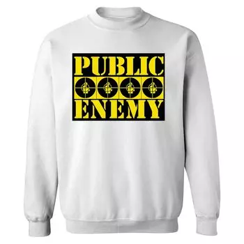 Мужской свитшот с логотипом Public Enemy 4 Licensed Character
