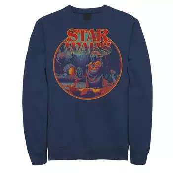 Мужской свитшот с логотипом Star Wars 70-х Styler Circle Portrait Licensed Character
