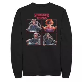 Мужской свитшот с логотипом Stranger Things Group Shot Box Up Licensed Character