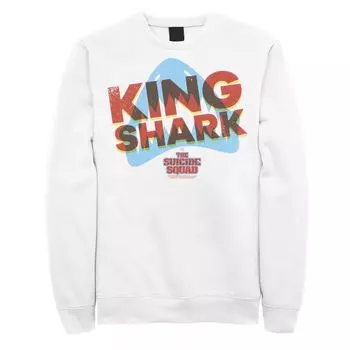 Мужской свитшот с логотипом The Suicide Squad King Shark Licensed Character