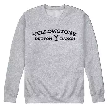 Мужской свитшот с логотипом Yellowstone Dutton Licensed Character