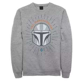 Мужской свитшот с мультяшным шлемом «Мандалорский шлем» Star Wars