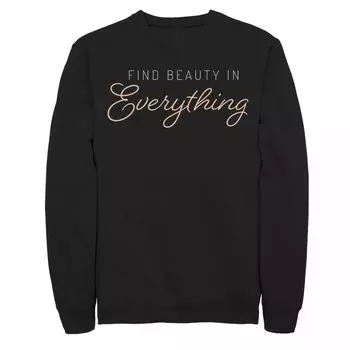 Мужской свитшот с надписью Fifth Sun Beauty In Everything Licensed Character
