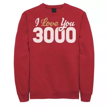 Мужской свитшот с надписью «Marvel Avengers Endgame Iron Man I Love You 3000» Licensed Character
