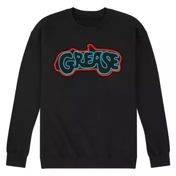 Мужской свитшот с неоновым логотипом Grease Licensed Character