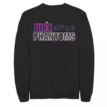 Мужской свитшот с неоновым логотипом Julie And The Phantoms Licensed Character