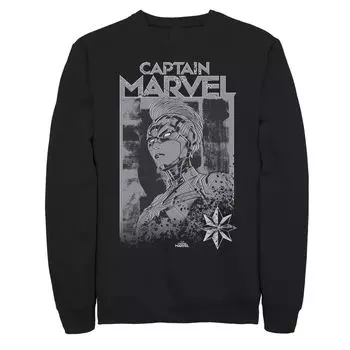 Мужской свитшот с печатью Captain Marvel Licensed Character
