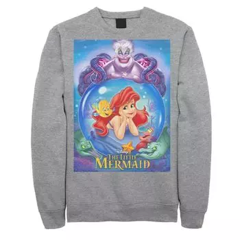 Мужской свитшот с плакатом Disney The Little Mermaid Ariel and Ursula Licensed Character