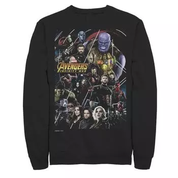 Мужской свитшот с плакатом группы «Мстители: Война бесконечности» Marvel