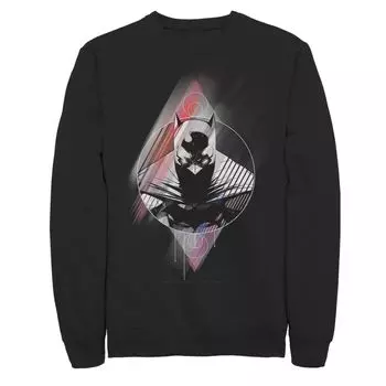 Мужской свитшот с плакатом и портретом DC Comics Batman Diamond, Black Licensed Character, черный