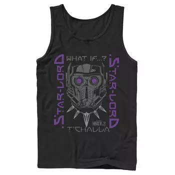 Мужской свитшот с плакатом Marvel What If Star Lord T'Challa Licensed Character
