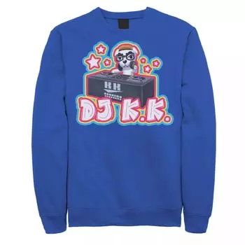 Мужской свитшот с портретом Animal Crossing DJ KK Licensed Character