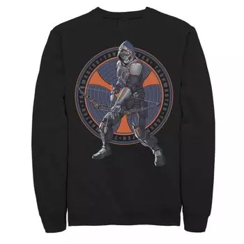 Мужской свитшот с портретом Black Widow TaskMaster Coin Marvel
