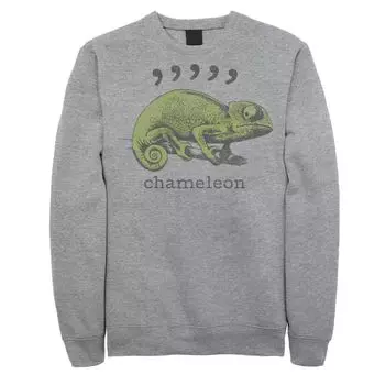 Мужской свитшот с портретом Comma Chameleon Licensed Character
