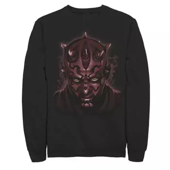 Мужской свитшот с портретом Дарта Мола Dark Glare Star Wars