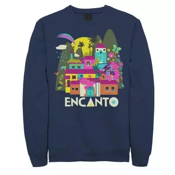 Мужской свитшот с портретом Disney Encanto Village Licensed Character