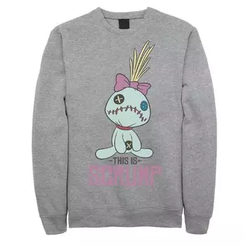 Мужской свитшот с портретом Disney Lilo & Stitch This Is Scrump Licensed Character